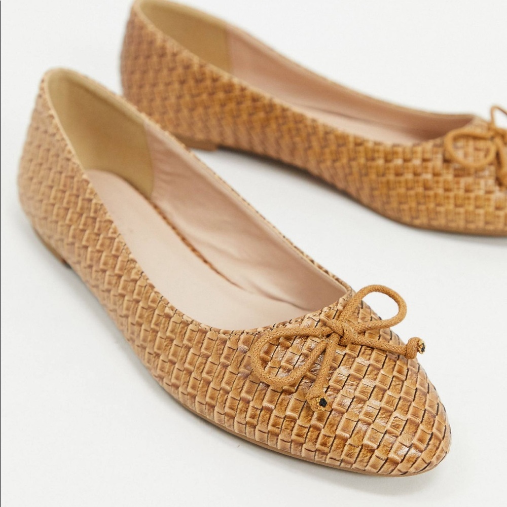 Easy Ballet Flat in Wood Print